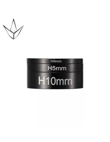 BLUNT BAR SPACERS Black