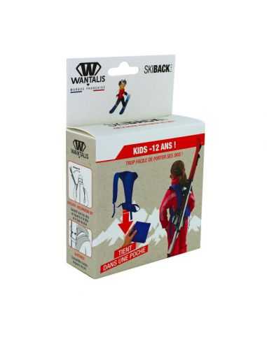 Skiback Rouge Support de ski pour enfants