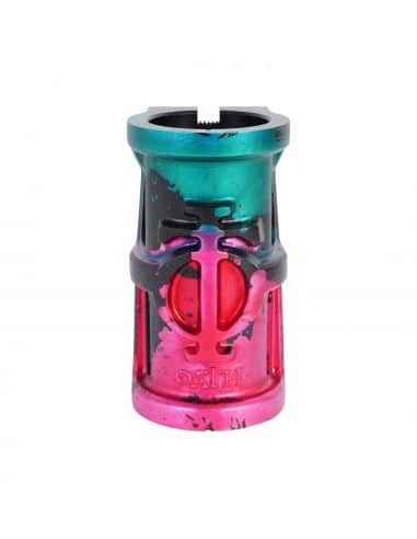 OATH Collier Cage V2 Alloy 2 vis Green/Pink/Black