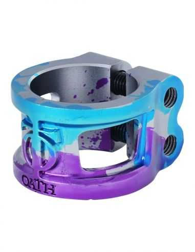 OATH Collier Cage V2 Alloy 2 vis Green/Pink/Black