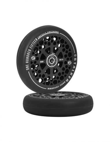 OATH Roues Stalker 115 x 28 mm Silver (Paire) 