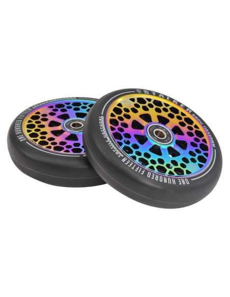 OATH Roues Stalker 115 x 28 mm Silver (Paire) 