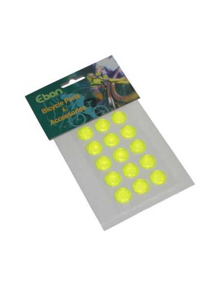 Ebon Autocollant/Sticker Reflechissant Jaune Fluo