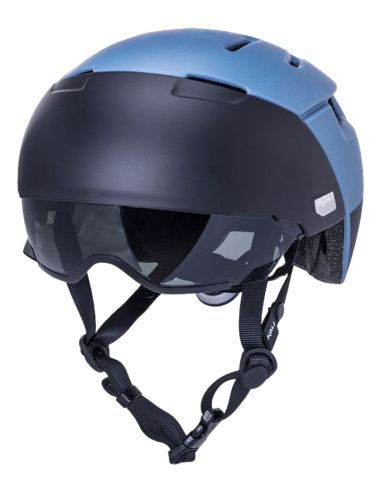 KALI CITY avec visière rabattable et LED arrière - Casque urbain