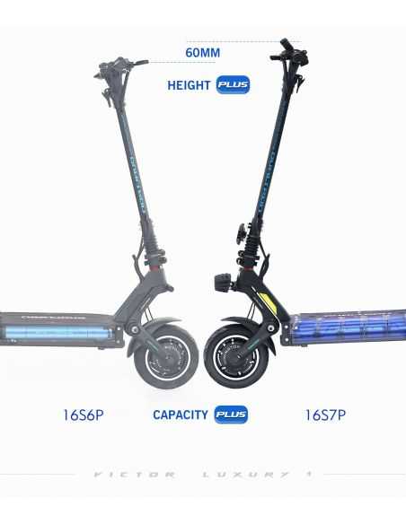 DUALTRON New Victor Luxury + v2024 EY4 60V 28Ah/35AH LG Trottinette électrique