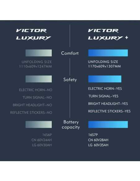 DUALTRON New Victor Luxury + v2024 EY4 60V 28Ah/35AH LG Trottinette électrique
