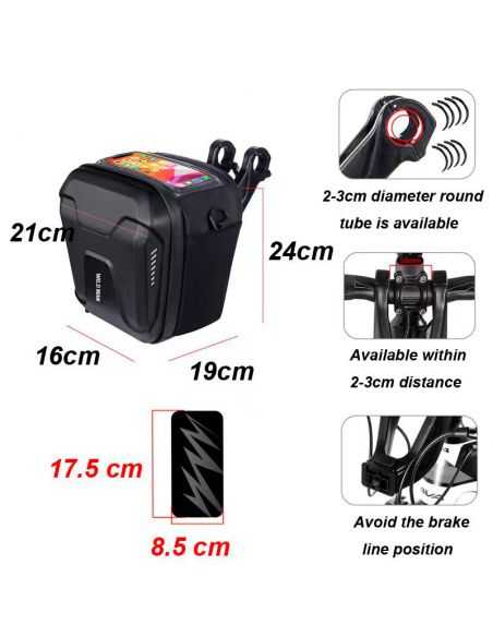 Sacoche de rangement Wild Man pour trottinette électrique 3L Nouveaux Modèles étanche
