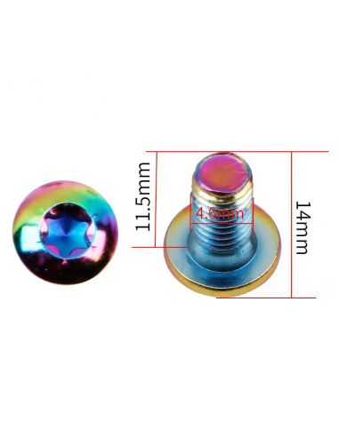 Vis de disque de frein - couleurs