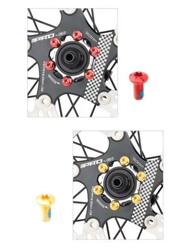 Vis de disque de frein - couleurs