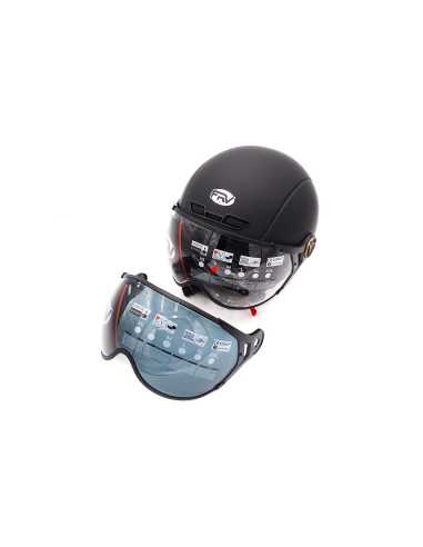 Casque JET FRV Noir Mat