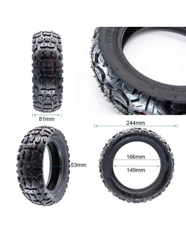 Pneu TUBELESS 10x380/65-6(255×80) OFFROAD MULTITACO