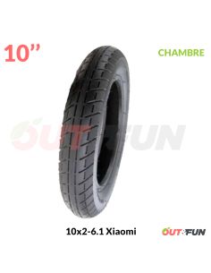 Pneu GONFLABLE 10x2 Xiaomi M365 & Pro