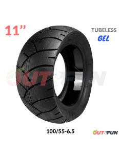 Pneu TUBELESS 11’’ 100/55-6.5avec Gel Anticrevaison