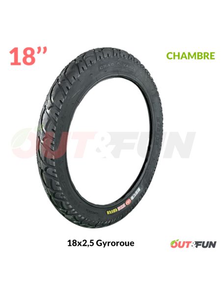 Pneu GONFLABLE Gyroroue 18x2,50 Chaoyang