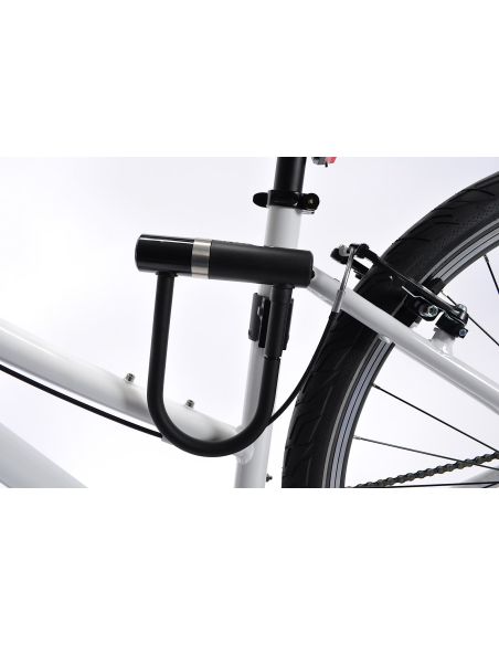 ANTIVOL U 14X80X150MM CLE +CABLE 1000X8 "NEWTON MINI"