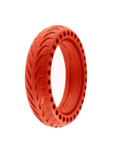 Pneu PLEIN increvable XIAOMI M365 Rouge