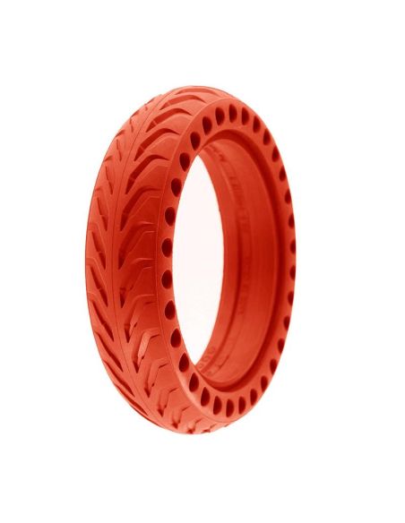 Pneu PLEIN increvable XIAOMI M365 Rouge