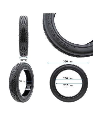 Pneu TUBELESS Cityroad 14x2,5-10 / 64-254-10 Chaoyang