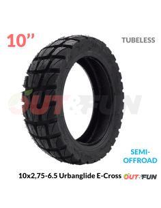 Pneu TUBELESS 10x2,75-6.5 Semi Offroad Urbanglide Ecross
