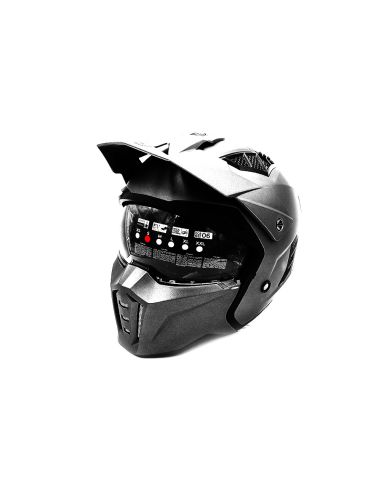 Casque Street FRV gris métallique mat