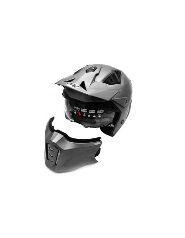 Casque Street FRV gris métallique mat