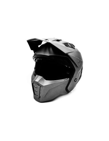 Casque Street FRV gris métallique mat