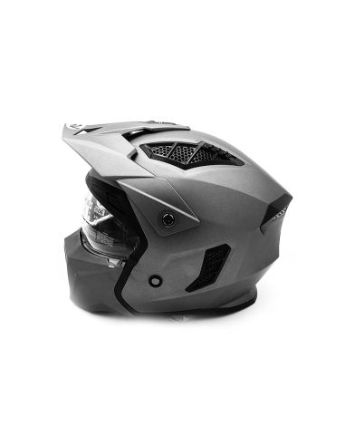 Casque Street FRV gris métallique mat