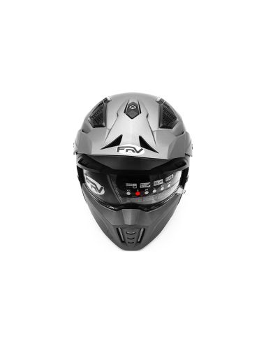 Casque Street FRV gris métallique mat