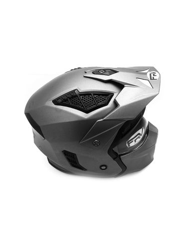 Casque Street FRV gris métallique mat