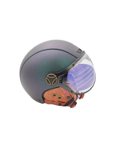 Casque JET FRV Vert Mat Caméléon