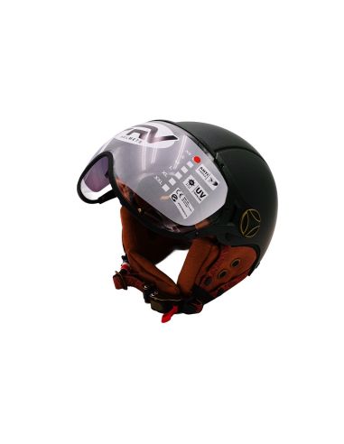 Casque JET FRV Vert Mat Caméléon