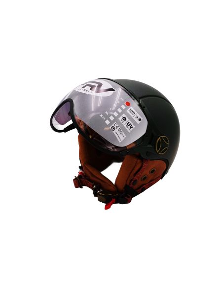 Casque JET FRV Vert Mat Caméléon