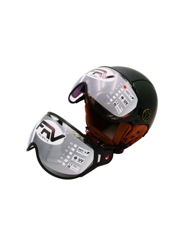 Casque JET FRV Vert Mat Caméléon