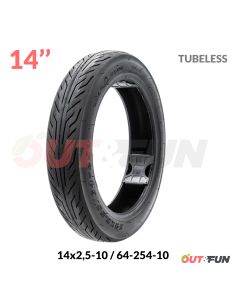 Pneu TUBELESS Cityroad 14x2,5-10 / 64-254-10 Chaoyang