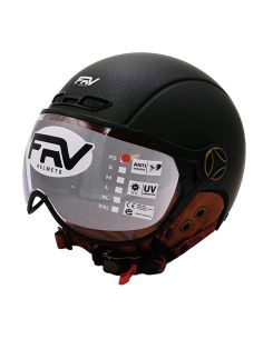 Casque JET FRV Vert Mat Caméléon