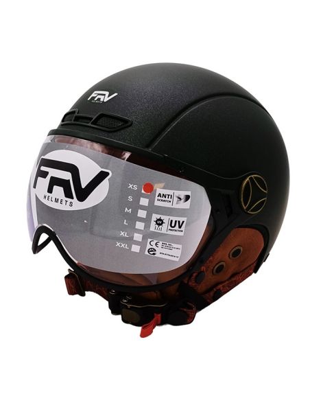 Casque JET FRV Vert Mat Caméléon