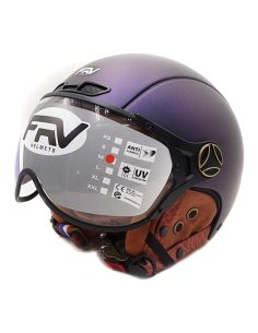 Casque JET FRV Bleu Mat Caméléon