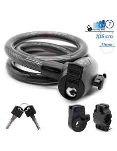 Antivol câble avec clé -105cm cat 7