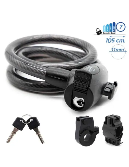 Antivol câble avec clé -105cm cat 7