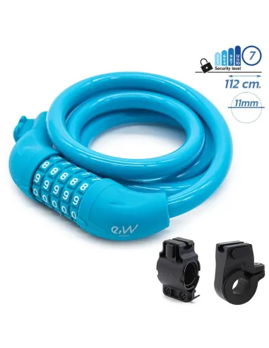 Antivol câble avec code -110 cm cat 7