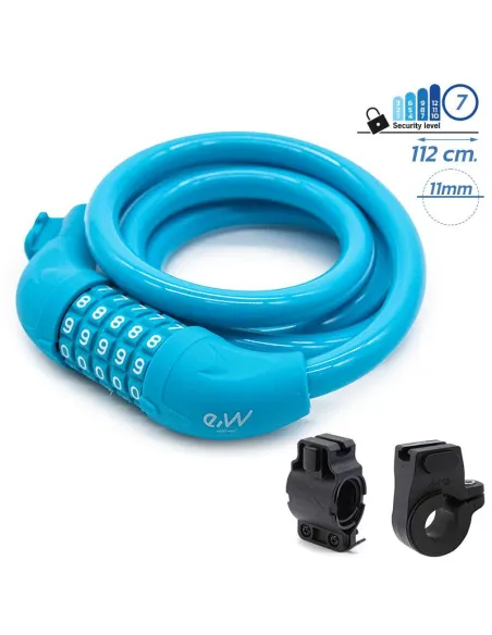 Antivol câble avec code -110 cm cat 7