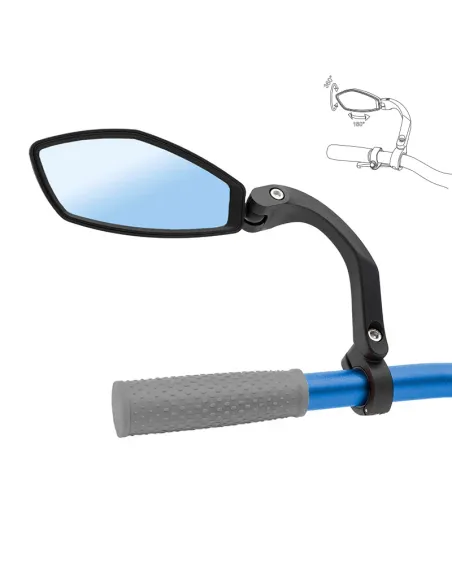 Rétroviseur Gauche pliable fixation sur guidon