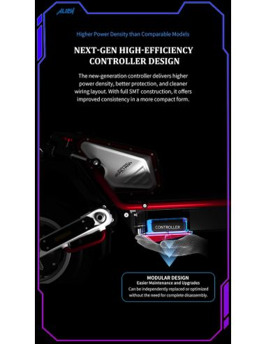 DUALTRON SONIC ALIEN 2025 – 72V 40Ah • Contrôleur Tenzon • ABS/EBS • GPS • Turbo Trottinette électrique Dualtron - Minimotors