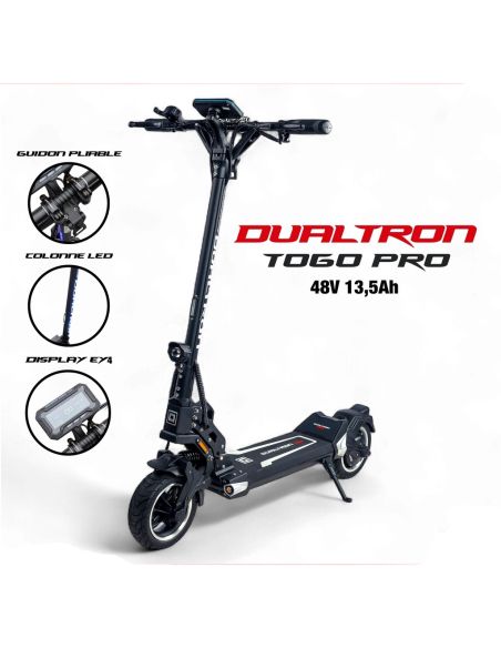Dualtron TOGO PRO 48V 13,5Ah – Trottinette électrique IPX5, EYE4, 50 km Dualtron - Minimotors