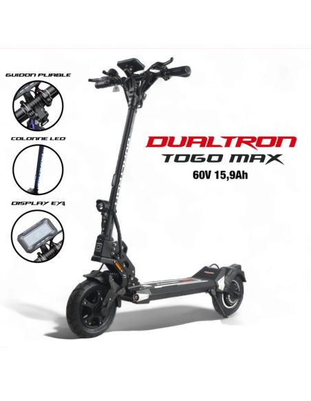 DUALTRON TOGO MAX 60V 15,9AH Trottinette électrique Dualtron - Minimotors