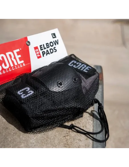CORE Pro coudières (protège-coudes) Noir/Gris CORE