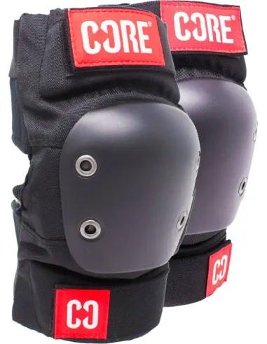 CORE Pro coudières (protège-coudes) Noir/Rouge CORE