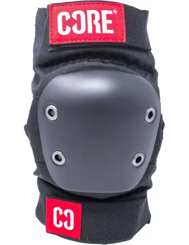 CORE Pro coudières (protège-coudes) Noir/Rouge CORE