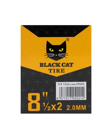Chambre à air renforcée 8,5x2 pouces Valve 90° (Dualtron Mini et Speedway Leger) Black cat