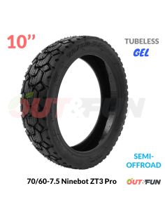 Pneu TUBELESS 70/60-7.5 Semi-Offroad Ninebot ZT3 Pro Gel Anti-crevaison WATTIZ